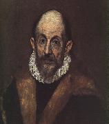 El Greco Self Portrait 1 Spain oil painting artist